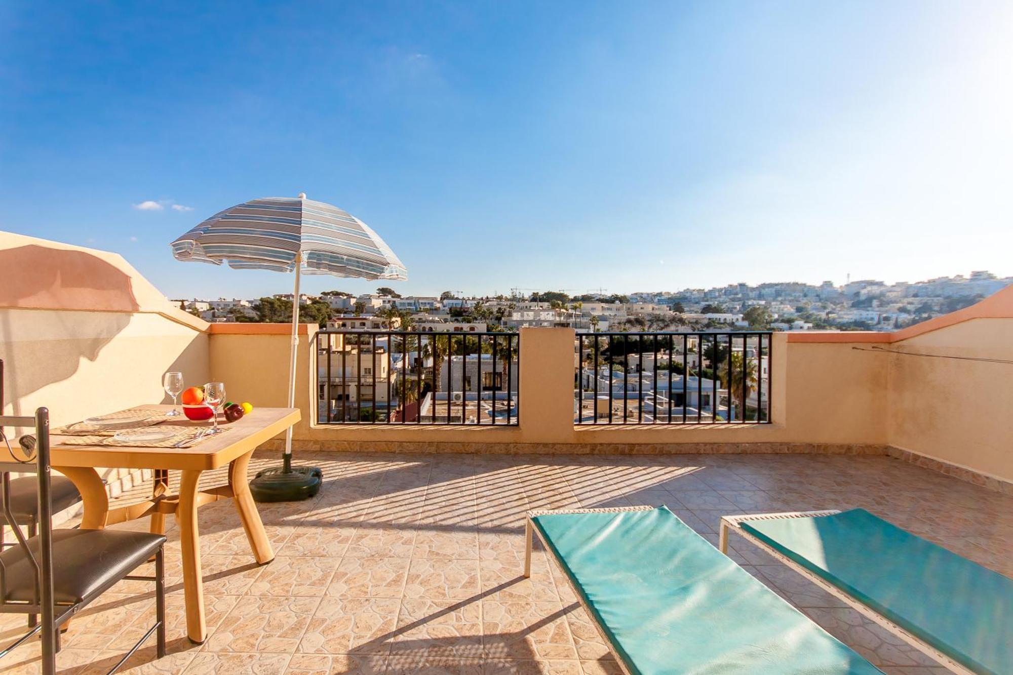 Pool & Sea Merill Apartments Mellieħa Zimmer foto